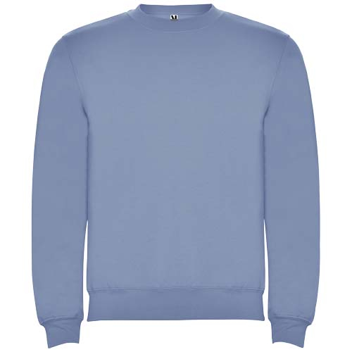 Pull ras du cou unisexe personnalisable 280gr Clasica ROLY Bleu zen